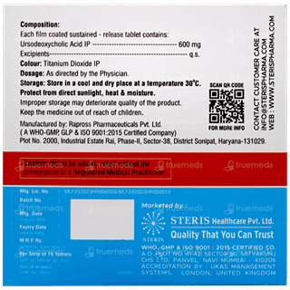 Udcholic 600Sr Tablet 15